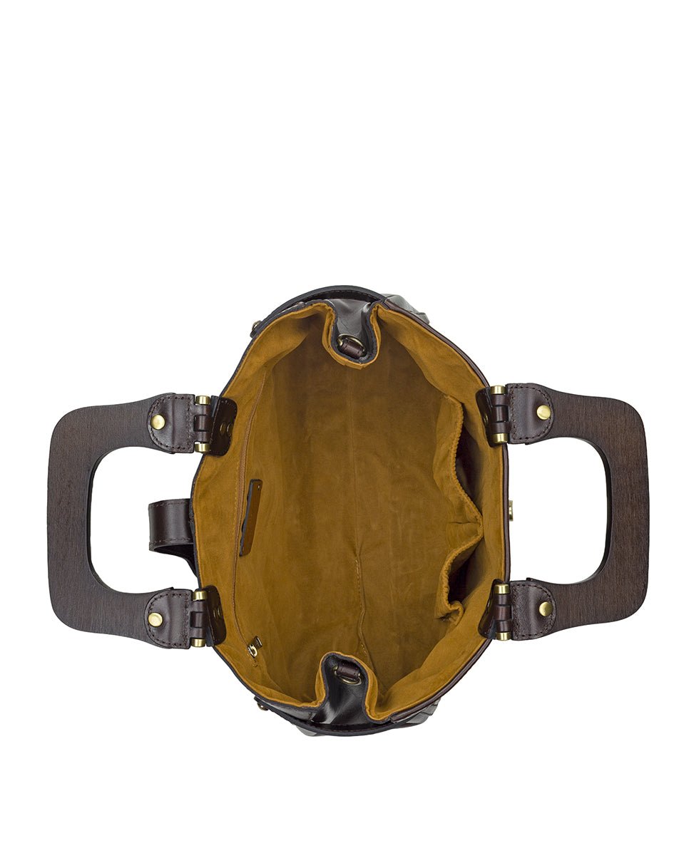 sancia woven satchel vintage distressed woven