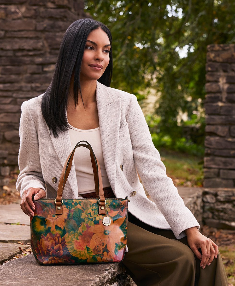 mori satchel multi print