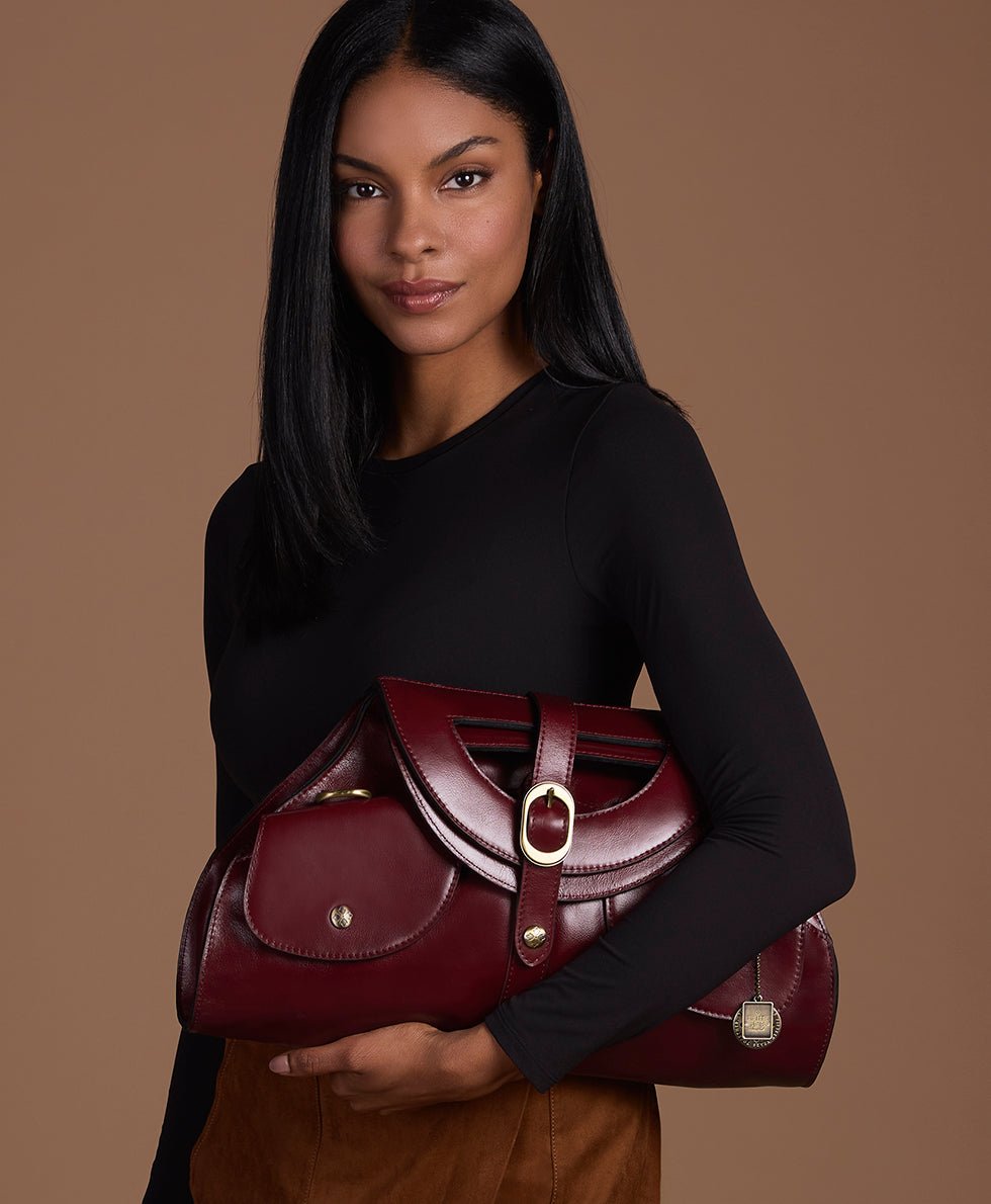 milania convertible satchel vintage distressed leather